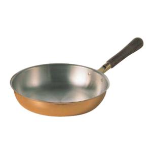 銅製 フライパン 30cm 内面メッキ無 板厚約2mm 業務用 銅製 フライパン 30cm 内面メッキ無 板厚約2mm 業務用