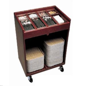 トレイ&シルバーカート TC1418 ダークブラウン 【業務用】【送料無料】