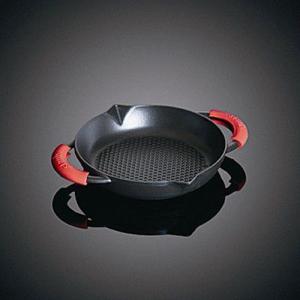 ストウブ ホルダー付フライパン 28cm 黒 /業務用/送料無料