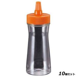 【お得なセット商品】ドレッシングボトル(ネジキャップ)FTP-250 250ml オレンジ/業務用/新品/小物送料対象商品｜tenpos