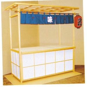 業務用/新品 組立式屋台 白木アクリル板仕様 1...の商品画像