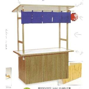 業務用/新品 組立式屋台 化粧合板 12-499-6 幅1500×奥行950×高さ2050 天板サイズ：幅1435×奥行680(mm) 送料別