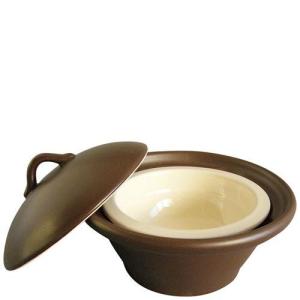 萬来鍋 丸 こげ茶 小(1人前用)/業務用/新品/小物送料対象商品｜tenpos