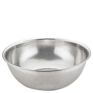 UK 18-8 HACCP パンチング浅型ざる 43cm 業務用/新品/送料無料