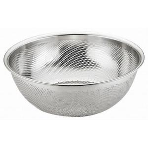 UK 18-8 HACCP パンチング深型ざる 37.5cm 業務用/新品/送料無料