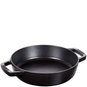 ストウブ staub ラウンド 両手フライパン 20cm グレー 40511-660 日本