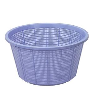 アシスト 丸型ザル(手なし)55型 ブルー/業務用/新品/小物送料対象商品