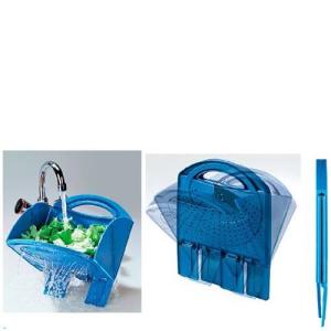 スコラ・トゥット(折りたたみ式水切り)ブルー/業務用/新品/小物送料対象商品