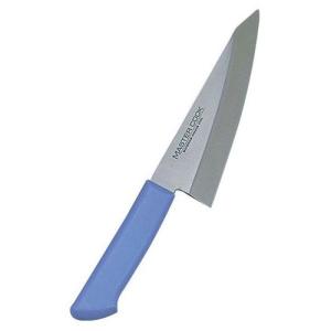 包丁 マスターコック 抗菌カラー庖丁 ガラスキ MCRK180 ブルー MASTER COOK /業務用/新品/小物送料対象商品