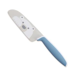 グーテ 子供用包丁(両刃) FC-792 ブルー(白くま)/業務用/新品/小物送料対象商品
