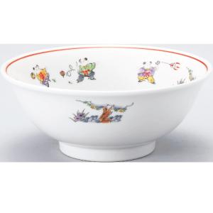 丼 色絵唐子 高台7.0丼 10個入 /業務用/新品/小物送料対象商品