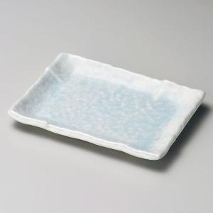 青白釉長角銘々皿 14.5×10.8×1.9cm 223-228 (10個入) /業務用/新品/小物送料対象商品