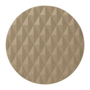 シリコンコースター(10枚入り)ダイヤカットコースター 丸型 GRAY/業務用/新品/小物送料対象商品