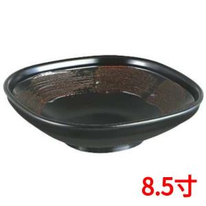 鉢 角ふる里鉢錆刷毛目8.5寸 /業務用/新品/小物送料対象商品