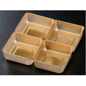 6.5寸重用 HIPS 十字型仕切 金(50枚入)/業務用/新品/小物送料対象商品