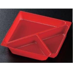 6.5寸重用A-PET ヒト型仕切り 朱(50枚入)/業務用/新品/小物送料対象商品