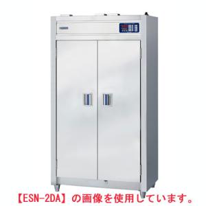 ニチワ 食器消毒保管機(電気式) 幅3210×奥行550×高さ1850 (ESN-2L4SDHB(両面扉)) (業務用)｜tenpos