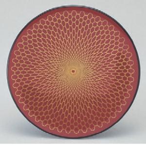 回転寿司皿 寿司皿朱網目 /業務用/新品/小物送料対象商品