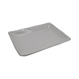 【店舗定番】粉引 18cm焼物皿 18.4×13.4×2.9(cm)/業務用/新品/小物送料対象商品