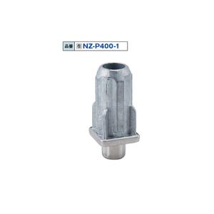 NZ-P400-1 角パイプ用アジャスト脚 30角 ステンカバー/業務用/新品/送料別途見積