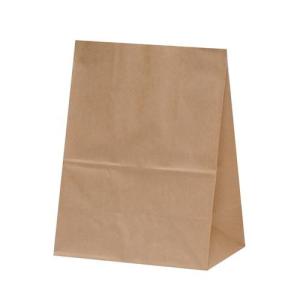 角底袋 ハイバッグ H200 未晒 無地 XZK00398 /業務用//小物送料対象商品