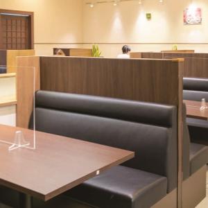 4人用 メラミンテーブル ダークブラウン色 【...の詳細画像1