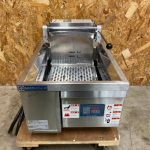中古】電気フライヤー ニチワ電機 TEF-13-4 幅380×奥行600×高さ 中古】電気フライヤー ニチワ電機 TEF-13-4 幅380×奥行600×高さ