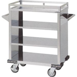 【業務用/新品】【マルゼン】配膳用ワゴン ボックス仕様 配膳カート MWHB-084【送料無料】