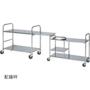 【業務用/新品】【マルゼン】学校給食用移動配膳台 パイプ仕様 MWGH-104S/MWGH-104H【送料無料】