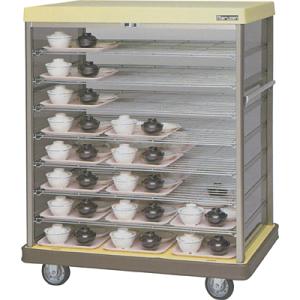 【業務用/新品】【マルゼン】病院用配膳車 スタンダードサイズ 8段 MHNS-48【送料無料】