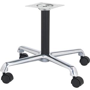 ハヤシ アルミダイキャストイス脚　キャスター付 ベースサイズ：A600×B440×C440×【高さ指定可】 品番：DC-C-600 塗装カラー：14-C ポール：50φ/送料別