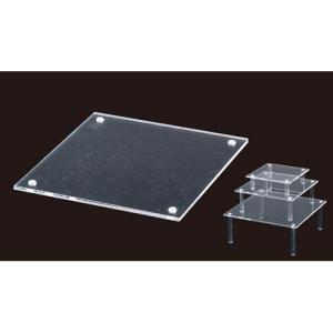 アクリルディスプレイテーブル 角型 30985 25cm/業務用/新品/小物送料対象商品｜tenpos