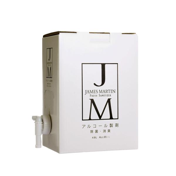 ジェームズマーティンフレッシュサニタイザー 詰め替え 4.8L/本 バッグインボックス 除菌スプレー...
