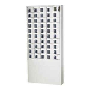 小物保管庫50人用(シリンダー錠式)小物保管 ロッカー 貴重品保管 YBKK-50M 山崎産業※受注生産※ メーカー直送品