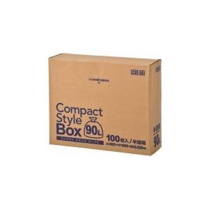 ジャパックス 業務用 ポリ袋 90L 半透明 0.020mm 400枚 100枚×4箱入