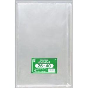 オーピーパック　26-40 FUKUSUKE　1000枚(100枚×10) 福助工業 OPP袋 オーピーパック No.26-40 1000枚 100枚×10袋 : 店舗