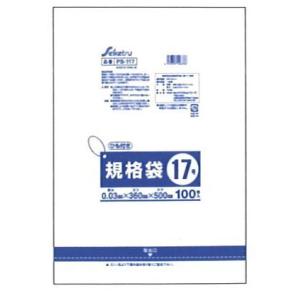 規格袋17号ひも付き 透明 0.03×360×500 1500枚 PS-117　セイケツネットワーク｜tenpoyouhinshop