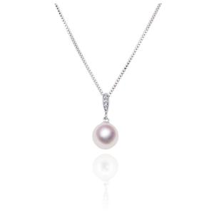 真珠 ネックレス 伊勢志摩産 アコヤ真珠 8．5mm珠 一粒 パール