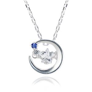 ネックレス レディース ダンシングストーン 月 星 Star Necklace MIP1194N 彼女 妻 ホワイトデー お返し