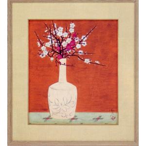 佐野せいじ 木版画 酔桜夢幻 【複製】【木版画】【日本の風景】【変型