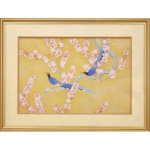 土田麦僊 絵画 金魚図 【複製】【美術印刷】【巨匠】【変型特寸