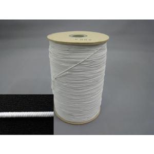 エステル１本丸ゴム６００ｍ白