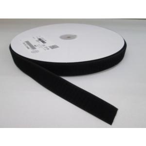 マジックテープ  クラレ製  ２５ｍｍ×２５ｍ  縫製用  黒−Ｂ（メス）