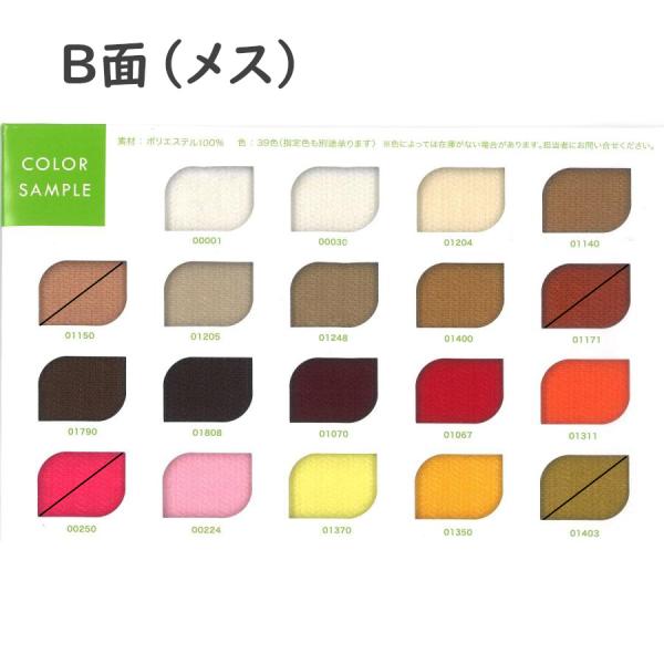 カラーマジックテープ  クラレ製  カット売り  ２５ｍｍ幅  Ｂ面：ループ（クリックポスト便可）