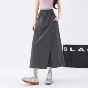 スカート レディース レヤード ガウチョパンツ...の詳細画像2