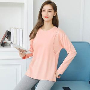 マタニティ 体型カバー 授乳服 秋 クルーネッ...の詳細画像3
