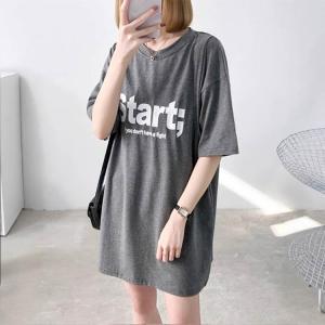 イエロー グレー トップス らくちん 授乳服 ...の詳細画像3