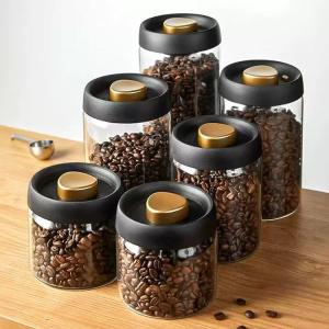 真空 500ml 1200ml コーヒー豆収納...の詳細画像1