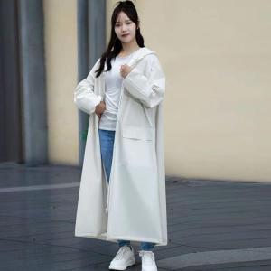 レディース フード付き レインコート カッパ ...の詳細画像1