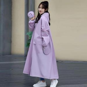 レディース フード付き レインコート カッパ ...の詳細画像3